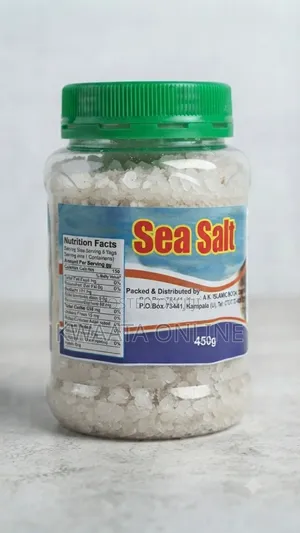 Natural Sea Salt (450g) - Pure Mineral Salt for Skin, Hair, Wellness