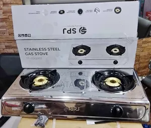SPJ Gas Stove Double Burner, Stainless Steel Cooker,Automatic Ignition