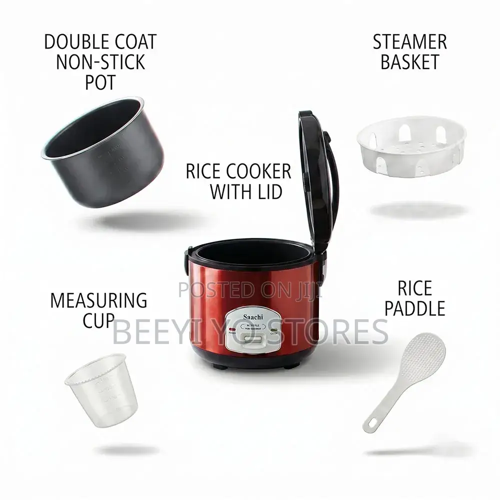Saachi 2.8 Litres Rice Cooker (Model: NL-RC-5176).
