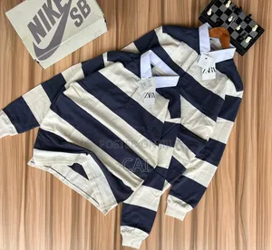 Zara Long-Sleeve Shirts. Rugby Design