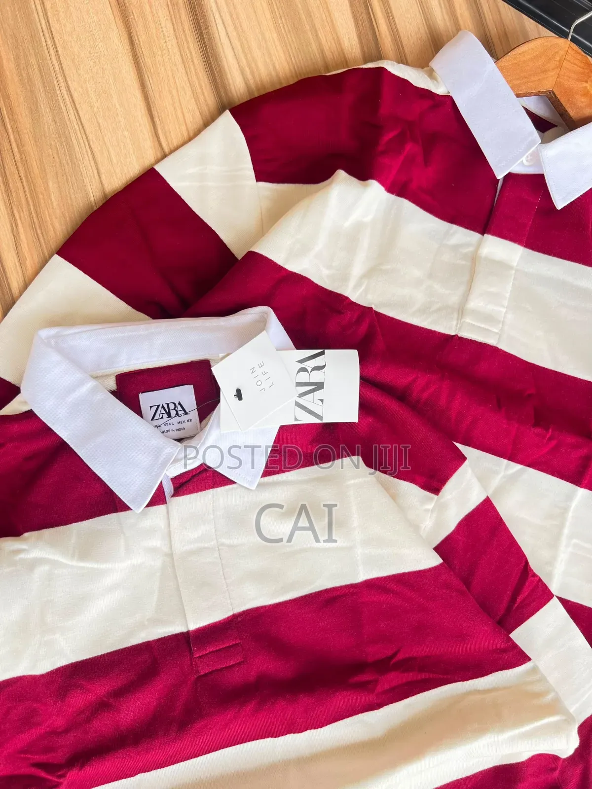 Zara Long-Sleeve Shirts. Rugby Design