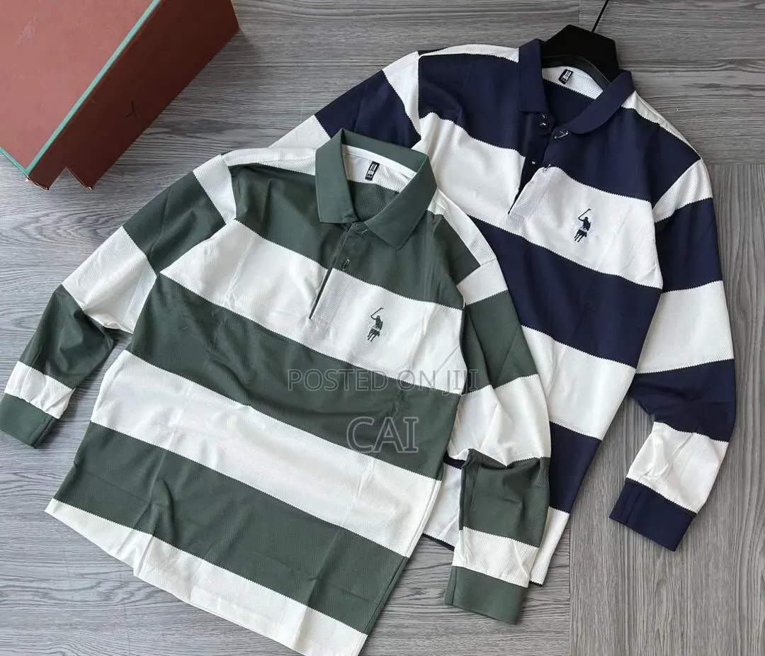 Polo Ralph Lauren Long-Sleeve Striped Rugby Shirts