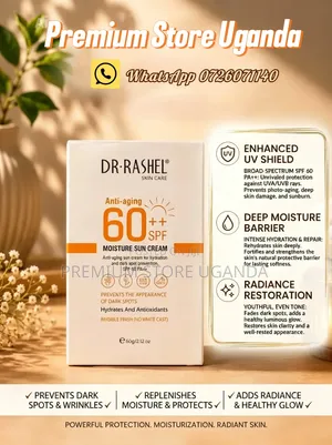 Dr. Rashel Anti-Aging Moisture Sun Cream SPF 60++ — Price: UGX 29,900