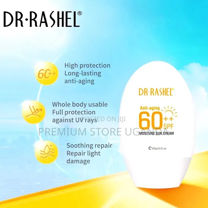 Dr. Rashel Anti-Aging Moisture Sun Cream SPF 60++ — Price: UGX 29,900