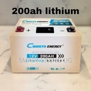Long-Life Cworth 200Ah Lithium Battery for Inverters Solar iPX