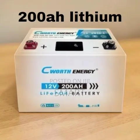 Cworth 200Ah LiFePO4 Battery – Safe, Powerful Long Cycle Life ZPX