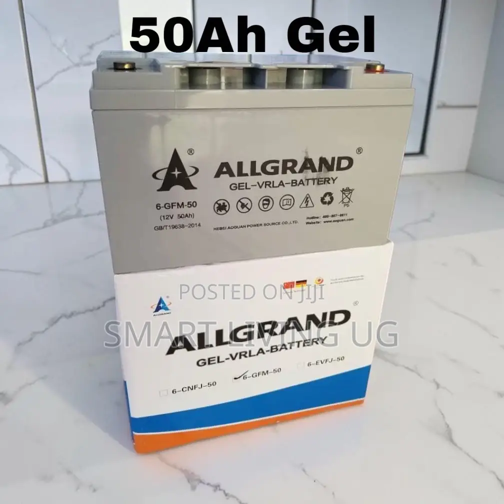 Genuine Allgrand 50Ah Gel Battery for Solar Systems BIM