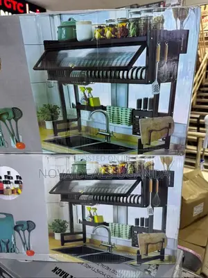 Premium Quality Heavy Duty 3-Tier Over the Sink Dish Drying Stand