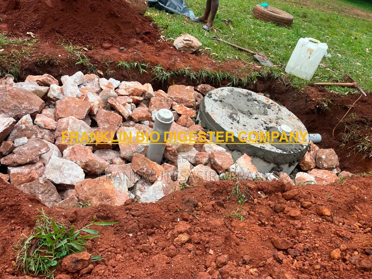 Eco-Friendly Bio Digester Installation in Uganda Replace Septic Tanks