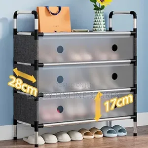 2Rows 5Tier Shoe Rack