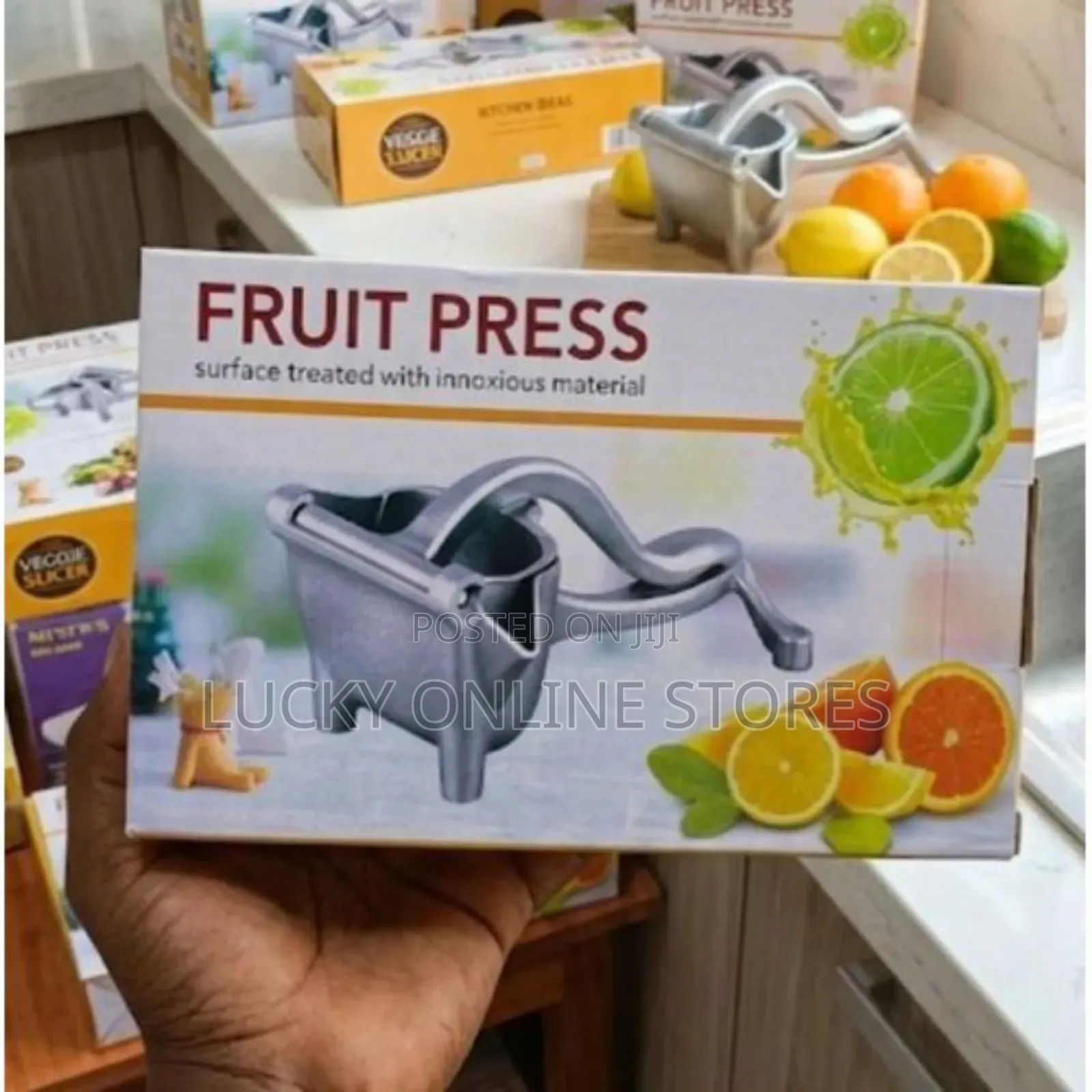 Heavy-Duty Manual Fruit Press Juicer