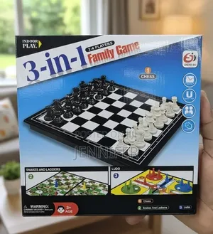 3-in-1 Family Board Game