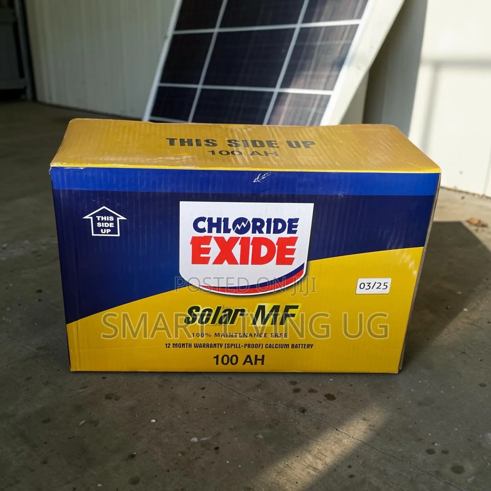 100Ah Chloride Exide Solar Battery – Quality Power Every Day FOF