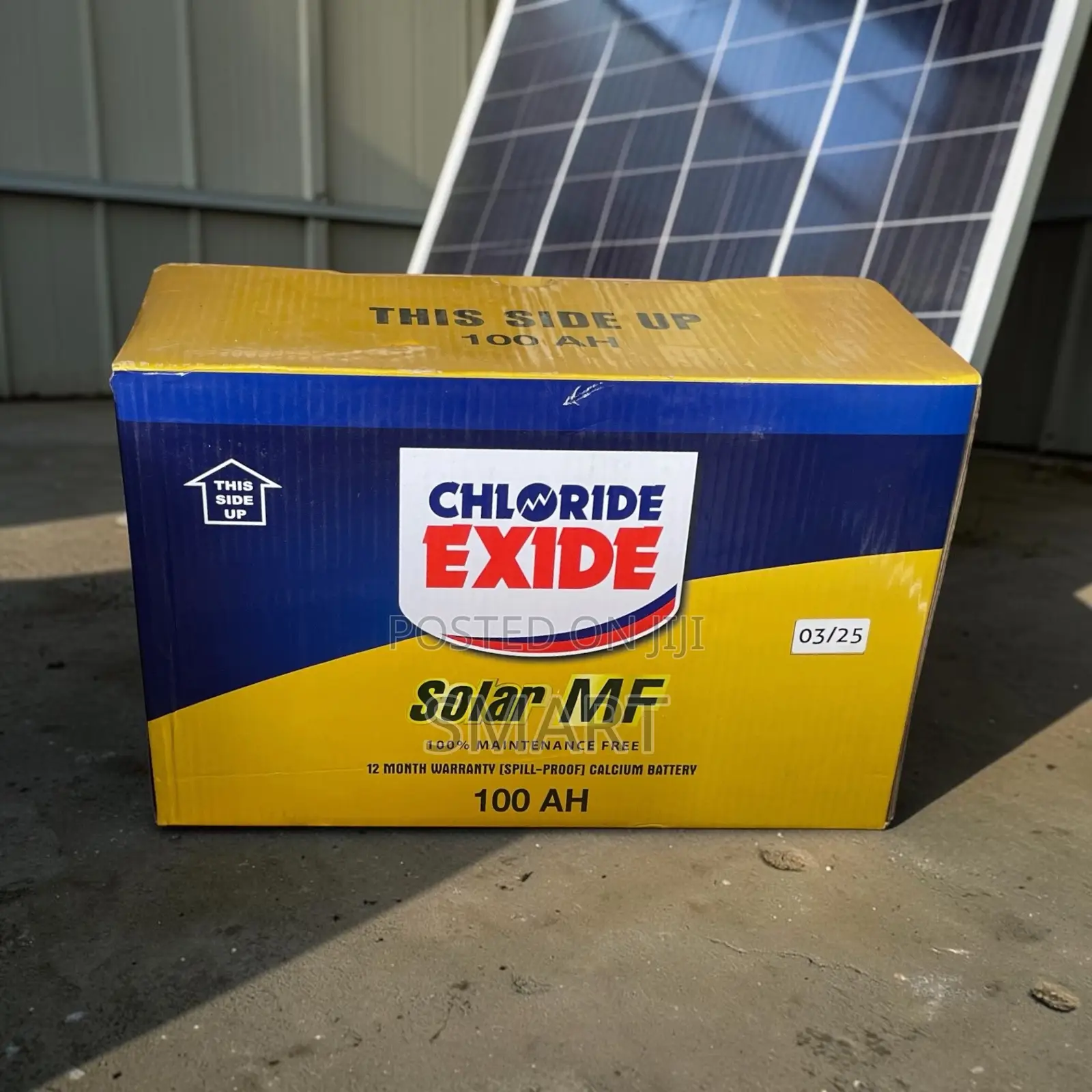 100Ah Chloride Exide Solar Battery – Quality Power Every Day FOF