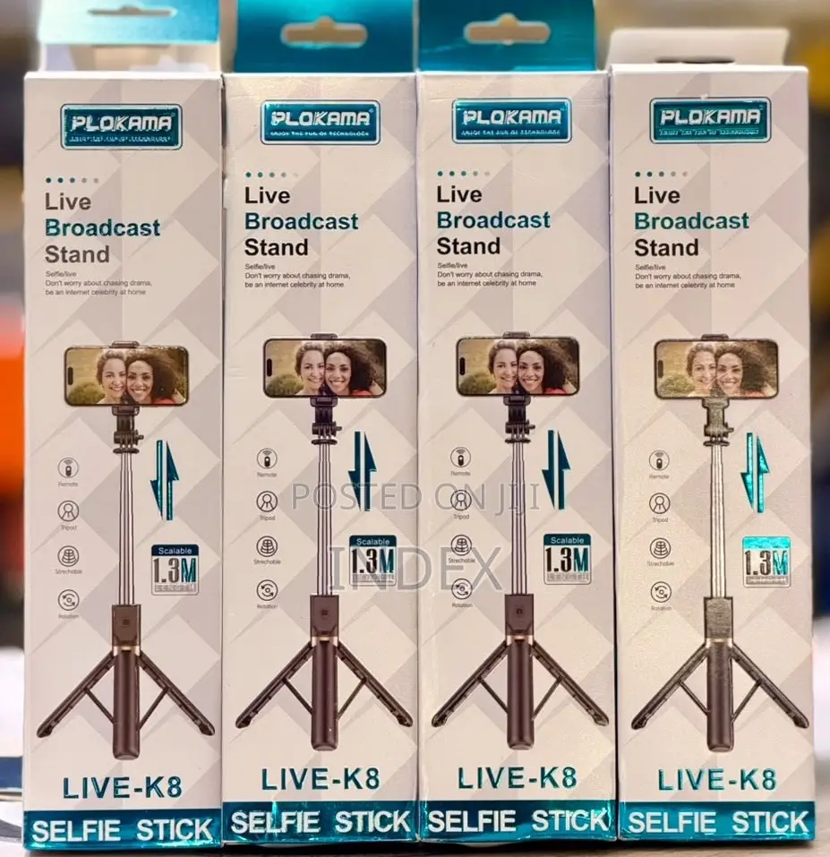 Plokama Live Multifunctional Selfie Stick Tripod 1.3m Height