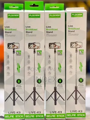 Plokama Live LED Broadcast Tripod Stand for Smartphones