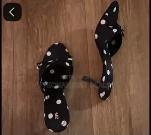 Zara Open and Low Heel Dotted Ahoes