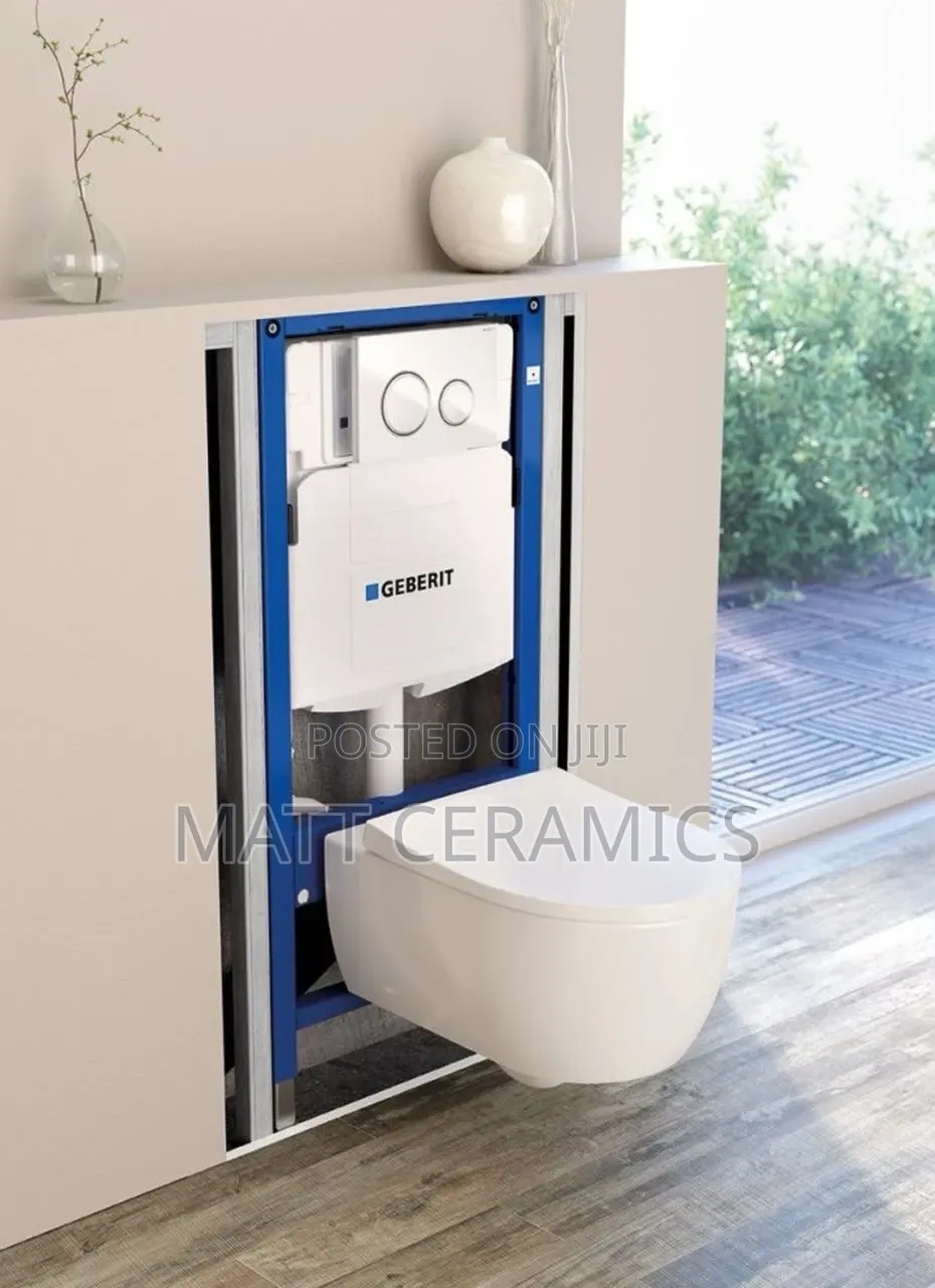 White Concealed Toilets