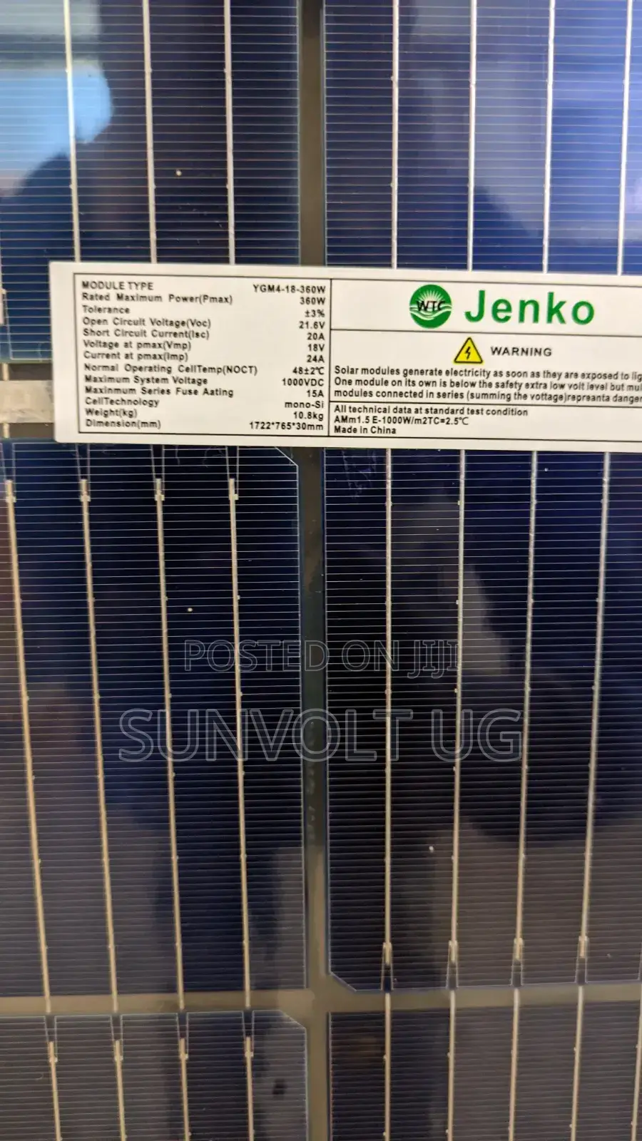 360W Solar Panel