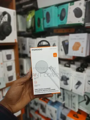 Porodo One Touch Magnetic Watch Charger