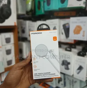 Porodo One Touch Magnetic Watch Charger