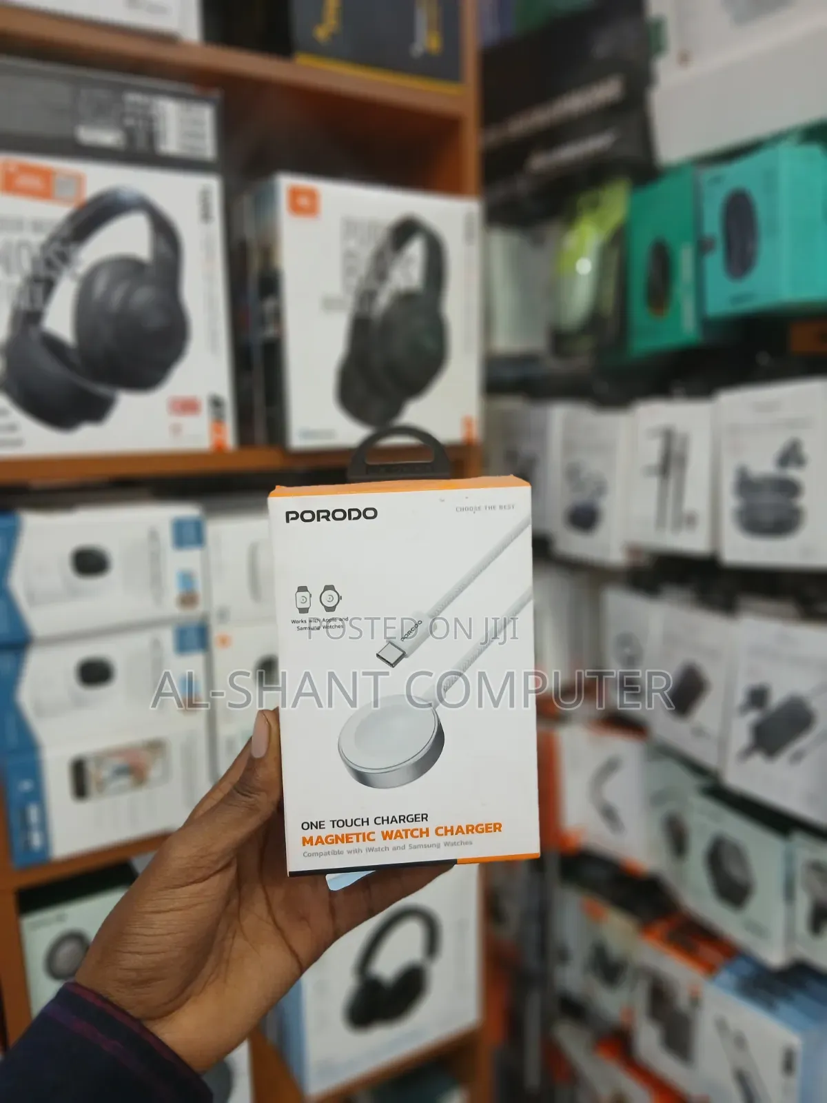 Porodo Apple and Samsung Magnetic Watch Charger