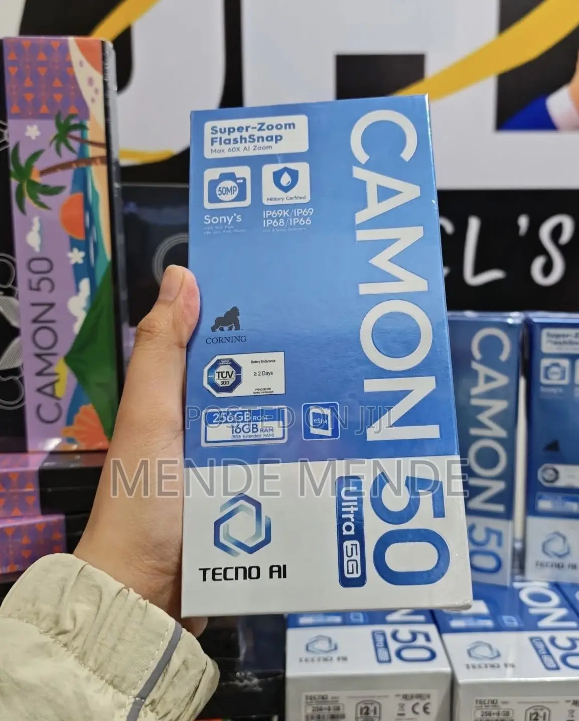 New Tecno Camon 50 Ultra 512 GB Black