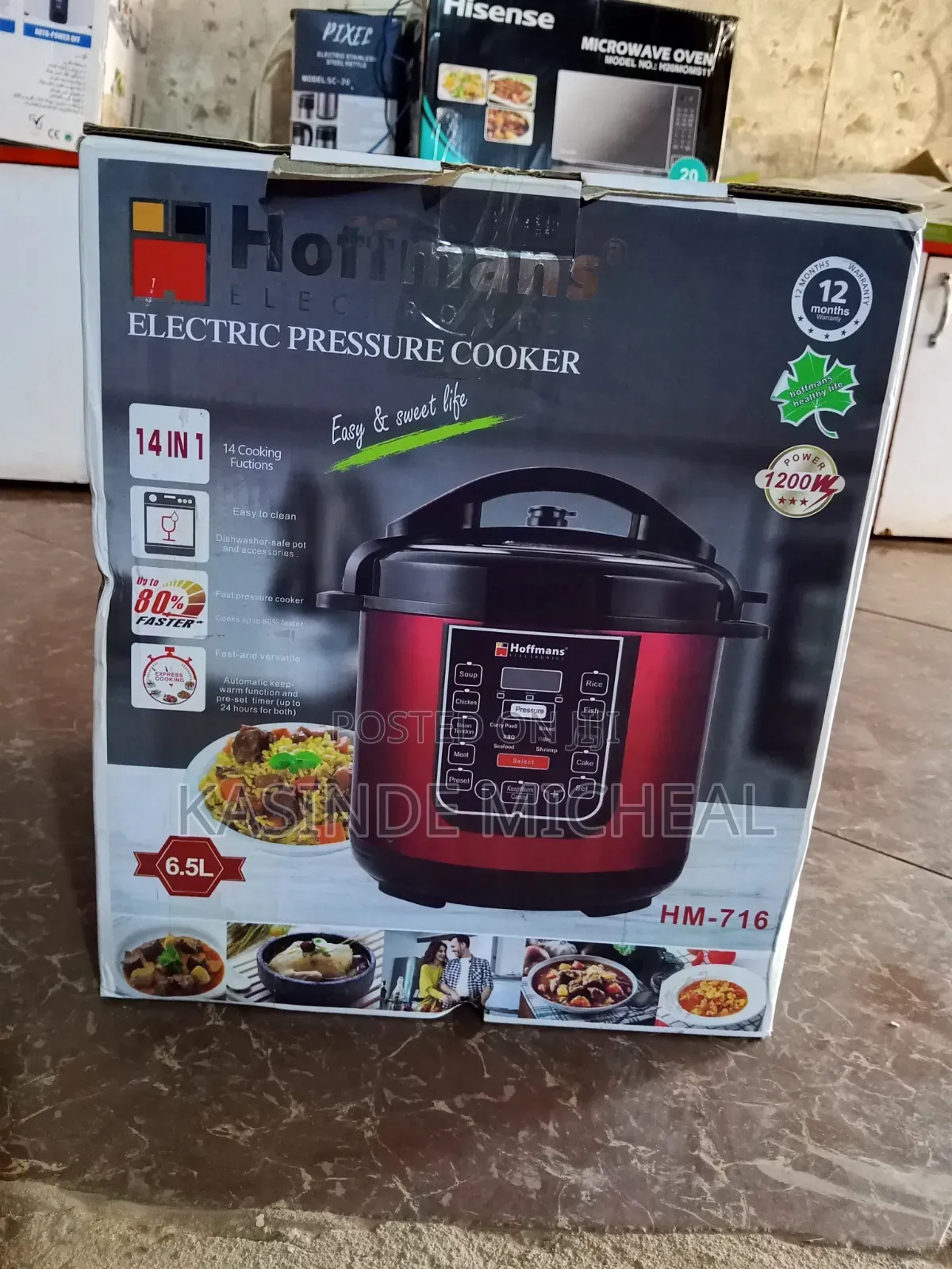 Hoffmans Pressure Cooker 14in1