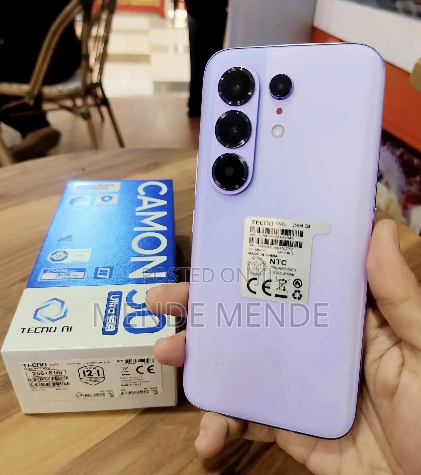 New Tecno Camon 50 Ultra 512 GB Purple