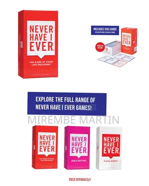Never Have I Ever Card Game