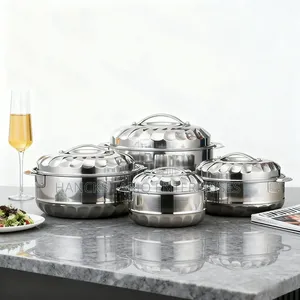 Stainless Steel Casserole / Hot Pot Set ("Fresh Box").