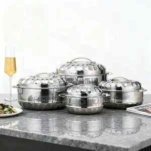 Stainless Steel Casserole / Hot Pot Set ("Fresh Box").