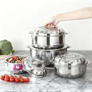 Stainless Steel Casserole / Hot Pot Set ("Fresh Box").