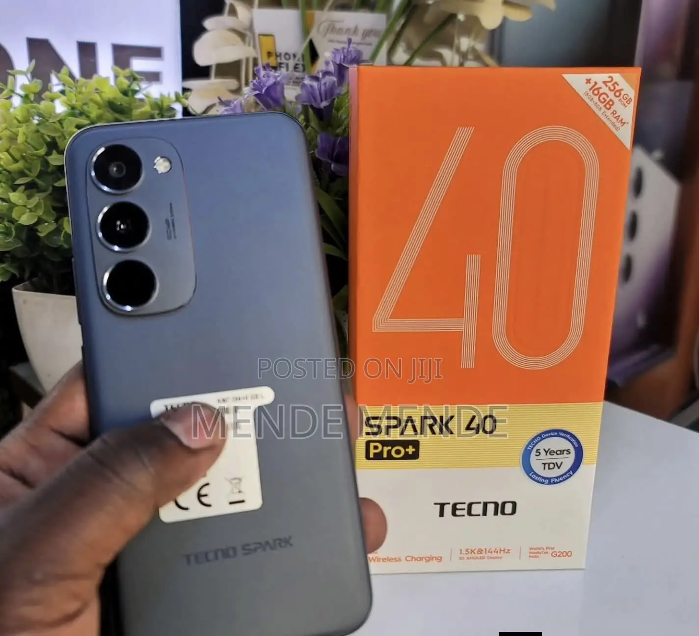 New Tecno Spark 40 Pro+ 256 GB Black