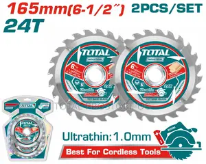 Ultra-Thin TCT Saw Blade Set 165mm(6-1/2").