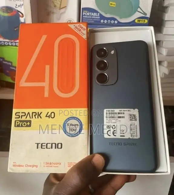 New Tecno Spark 40 Pro+ 256 GB Black