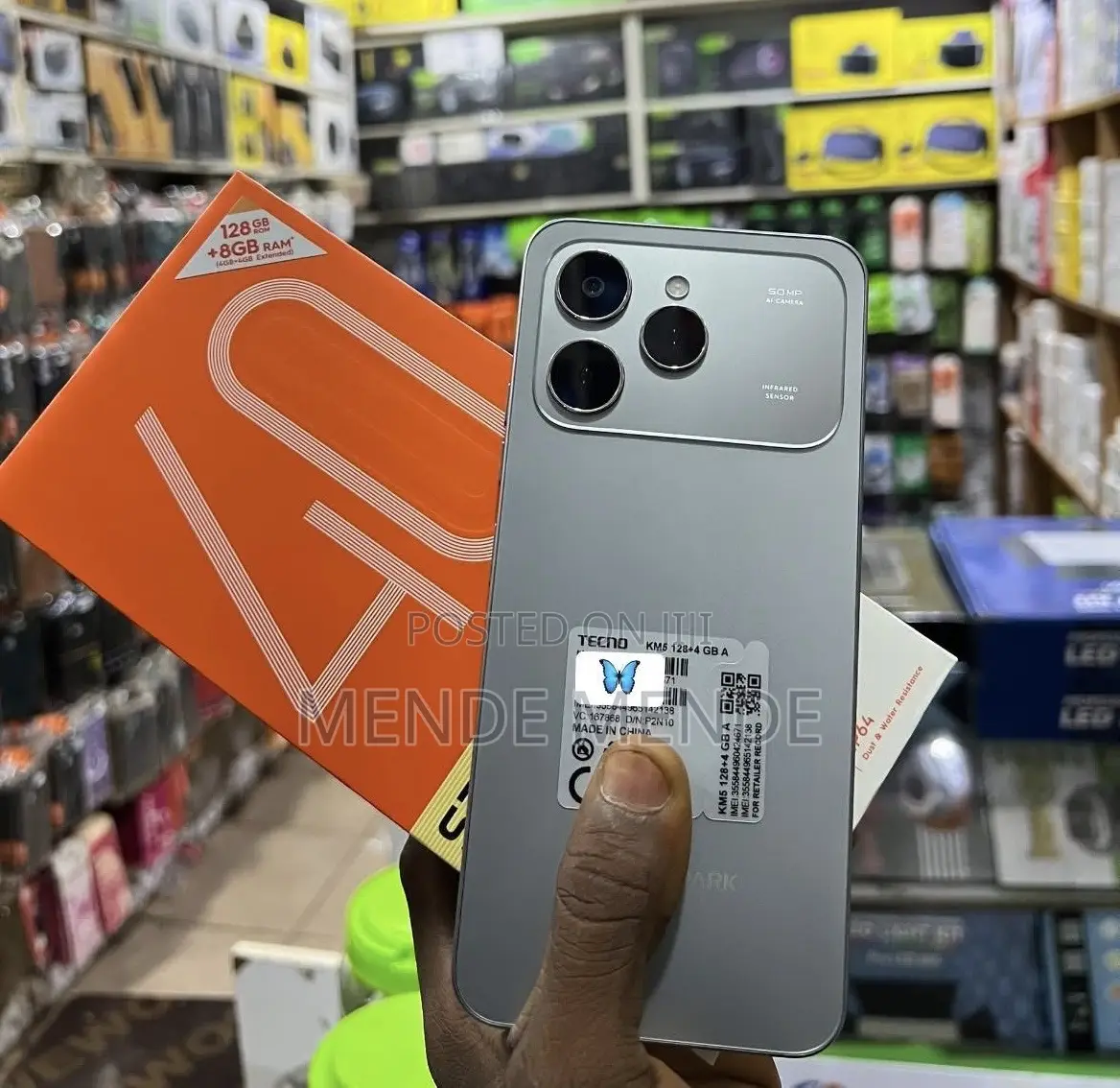 New Tecno Spark 40 256 GB Gray