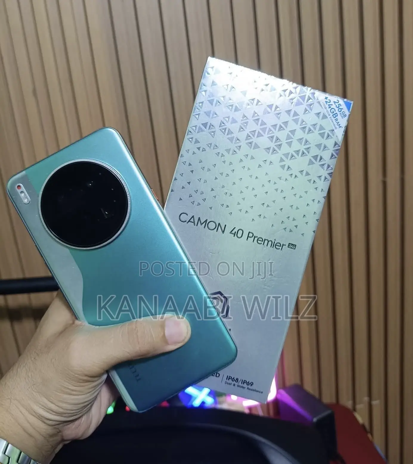 New Tecno Camon 40 Premier 5G 256 GB Blue