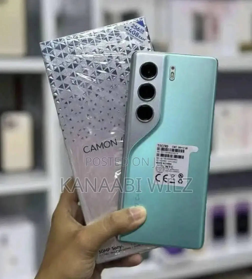 New Tecno Camon 40 Premier 5G 256 GB Blue