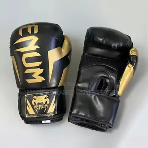 Venum Pink and Black Boxing Gloves (6 Oz).