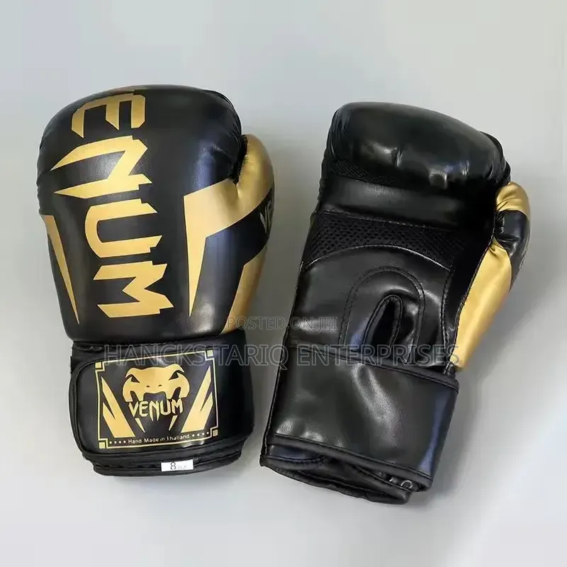 Venum Pink and Black Boxing Gloves (6 Oz).