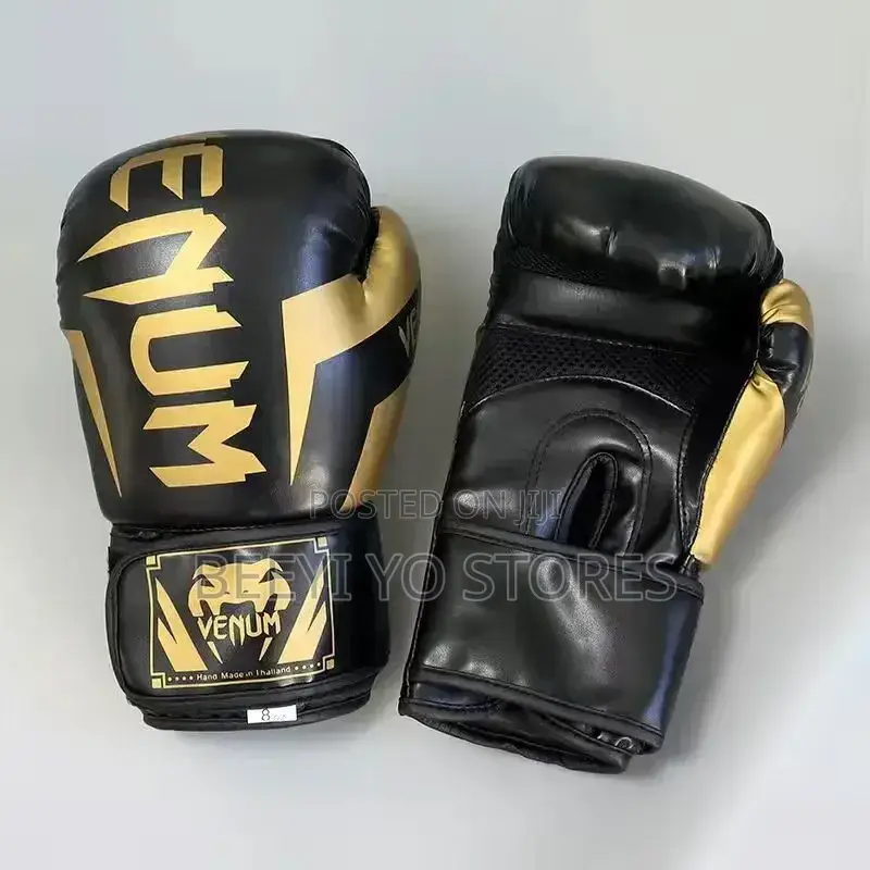 Venum Pink and Black Boxing Gloves (6 Oz).