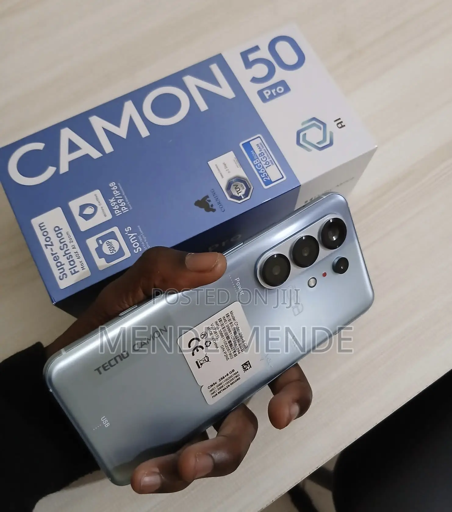 New Tecno Camon 50 Pro 256 GB Blue