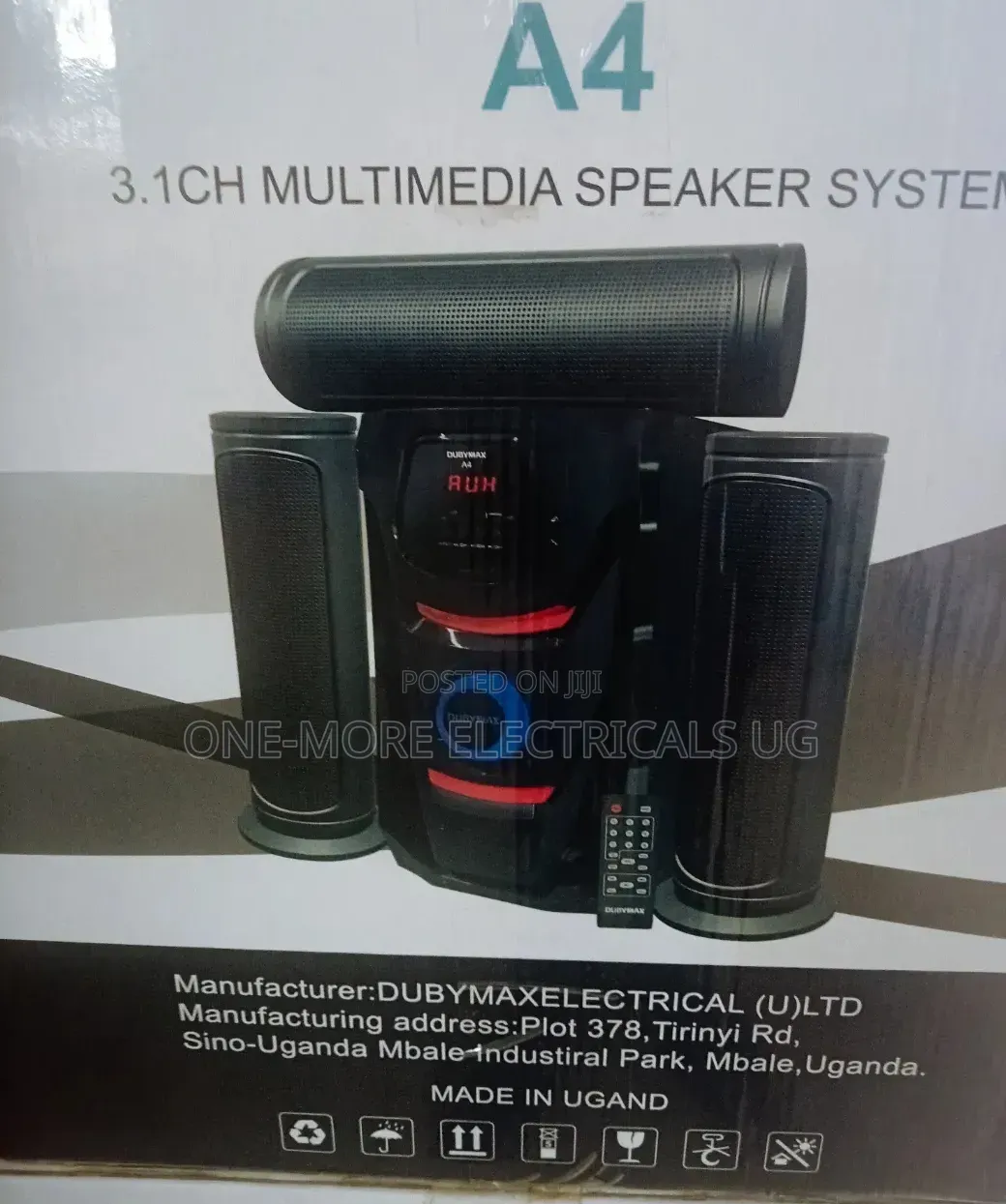 Dubby Max Woofers 3.1ch Heavy Sound.
