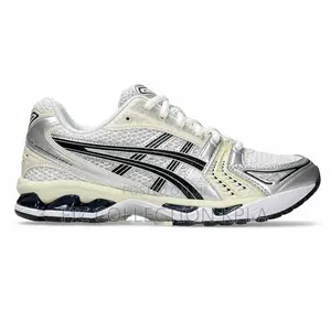 Original ASICS GEL-KAYANO 14 White Midnight Navy Sneakers