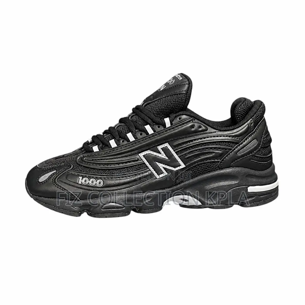 Original New Balance 1000 Triple Black Lifestyle Sneakers