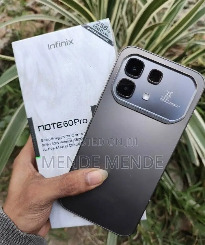 New Infinix Note 60 Pro 256 GB Black