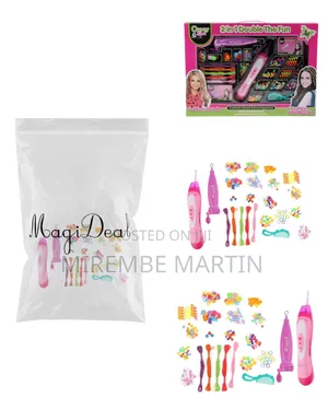2 in 1 Beader Braider Hair Girls Set