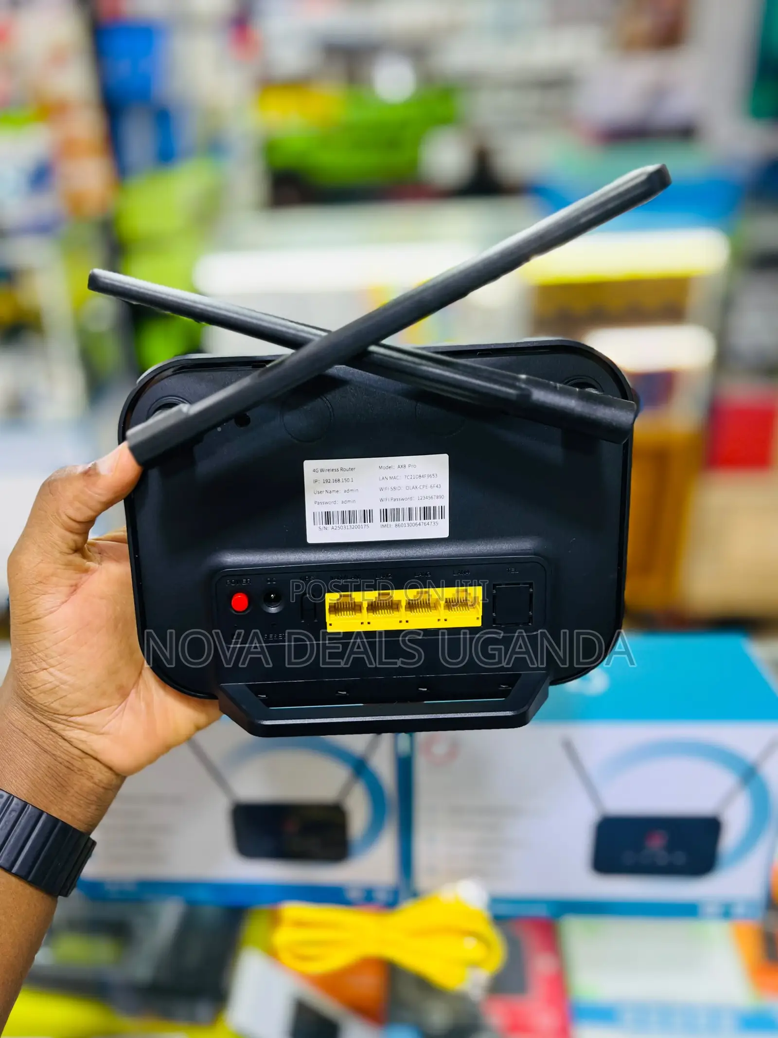 Olax Ax8 Pro 4g Lte Smart Router-300mbps