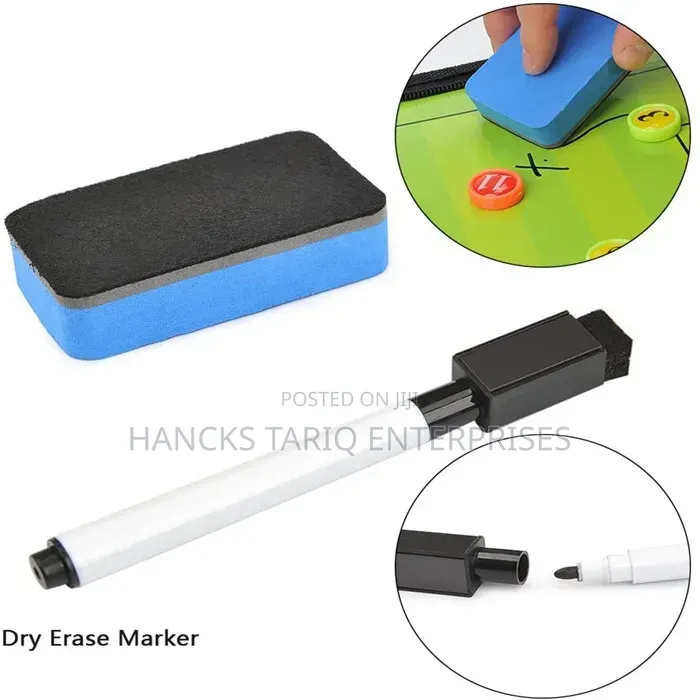 Portable Foldable Football / Soccer Tactical Coaching Board Folder.